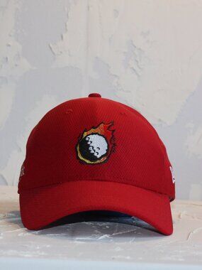 New Era 9FORTY Firerock Golf Club Adjustable Hat - Red